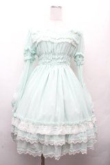 BABY,THE STARS SHINE BRIGHT / トリアノンシフォンワンピース  ミント S-26-03-28-037-BA-OP-AS-ZS