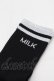 画像3: MILK / ロゴソックス  黒 S-26-03-28-004-ML-ZA-AS-ZS (3)