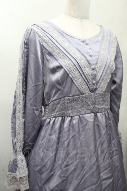 画像4: axes femme / ラインレース使ティアードワンピース  ラベンダー S-26-03-28-042-AX-OP-AS-ZS