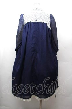 画像3: ALICE and the PIRATES / イノセントロージアワンピース  紺 S-26-03-28-045-PA-OP-AS-ZS