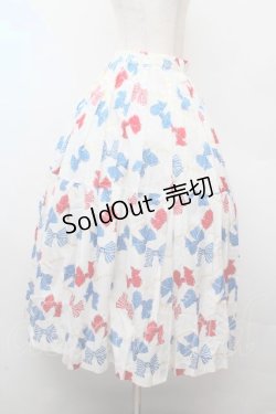 画像2: Jane Marple / Anniversary ribbonsダブルタックスカート  白 S-26-03-28-049-JM-SK-AS-ZS