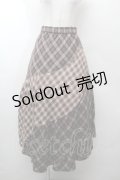 axes femme / チェック切替ロングスカート  ブラウス S-26-03-28-052-AX-SK-AS-ZS