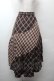 画像1: axes femme / チェック切替ロングスカート  ブラウス S-26-03-28-052-AX-SK-AS-ZS (1)