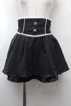 画像1: DearMyLove / パールビジューフレアスカート  黒 S-26-03-28-055-EL-SK-AS-ZS