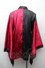 画像3: REZEN / ジップ付配色和袖シャツ  真紅 S-26-03-28-059-LO-BL-AS-ZS (3)