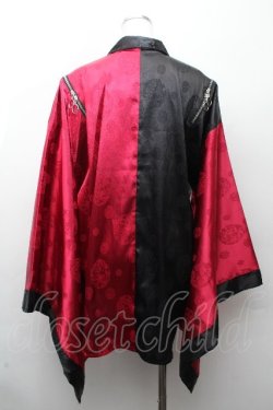 画像3: REZEN / ジップ付配色和袖シャツ  真紅 S-26-03-28-059-LO-BL-AS-ZS