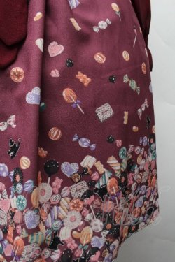 画像4: axes femme POETIQUE / スウィートキャンディワンピース  ワイン S-26-03-28-060-AX-OP-AS-ZS