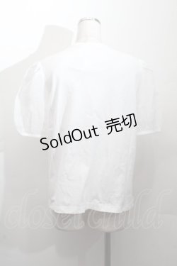 画像3: Jane Marple / チュール袖Tシャツ  白 S-26-03-28-020-JM-TS-AS-ZS