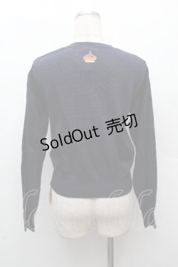 画像3: Jane Marple / Our courageエンブロイダリーカーディガン  紺 S-26-03-28-027-JM-JA-AS-ZS