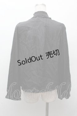 画像3: Amavel / ヨークレース切替ブラウス  黒 S-26-03-28-028-CA-BL-AS-ZS