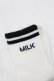 画像3: MILK / ロゴソックス  白 S-26-03-28-003-ML-ZA-AS-ZS (3)