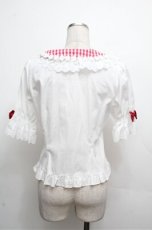 画像2: BABY,THE STARS SHINE BRIGHT / ゆらゆらいちごのHappy Berry Presentギンガムブラウス  赤ｘ白 S-26-03-29-1004-BA-BL-HR-ZS (2)