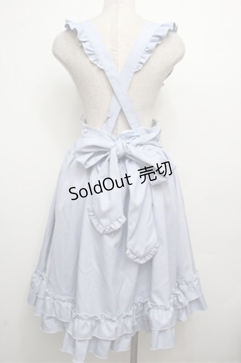 画像2: Amavel / Dreamy Ribbon Wrappingフリルスカート  サックス S-26-03-29-1031-CA-SK-HR-ZS (2)