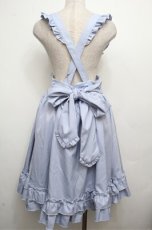 画像2: Amavel / Dreamy Ribbon Wrappingフリルスカート  サックス S-26-03-29-1031-CA-SK-HR-ZS (2)
