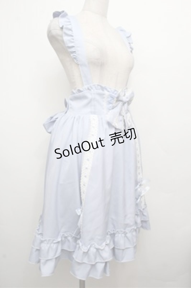 画像3: Amavel / Dreamy Ribbon Wrappingフリルスカート  サックス S-26-03-29-1031-CA-SK-HR-ZS (3)