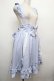画像3: Amavel / Dreamy Ribbon Wrappingフリルスカート  サックス S-26-03-29-1031-CA-SK-HR-ZS (3)