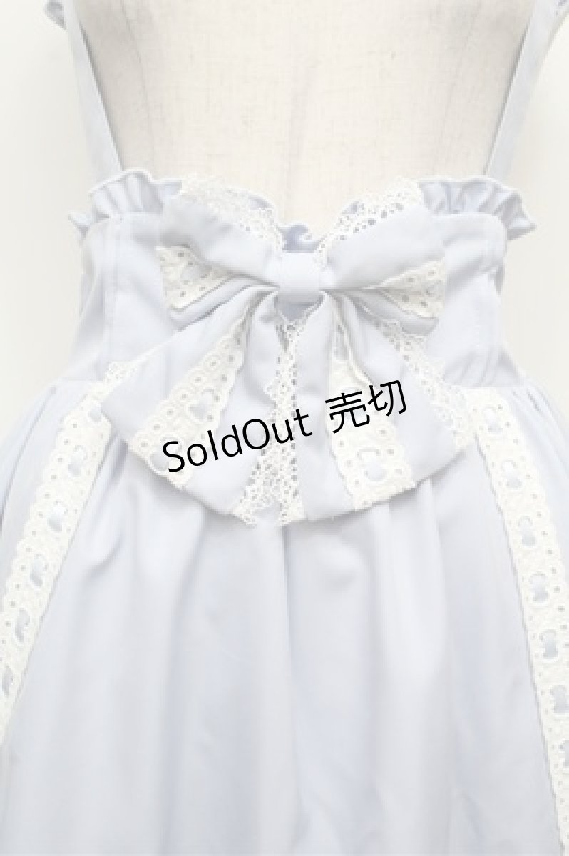 画像4: Amavel / Dreamy Ribbon Wrappingフリルスカート  サックス S-26-03-29-1031-CA-SK-HR-ZS (4)
