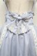 画像4: Amavel / Dreamy Ribbon Wrappingフリルスカート  サックス S-26-03-29-1031-CA-SK-HR-ZS (4)