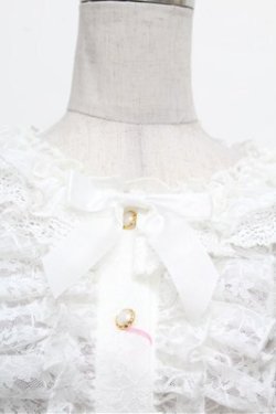 画像4: BABY,THE STARS SHINE BRIGHT / Princess Lacy Bouquetブラウス  白 S-26-03-29-1006-BA-TO-HR-ZS