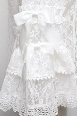 画像5: BABY,THE STARS SHINE BRIGHT / Princess Lacy Bouquetブラウス  白 S-26-03-29-1006-BA-TO-HR-ZS
