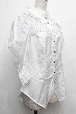 画像3: 星箱Works / ミッドナイトスターオフショルダー半袖ブラウス  白 S-26-03-29-1007-0-BL-HR-ZS