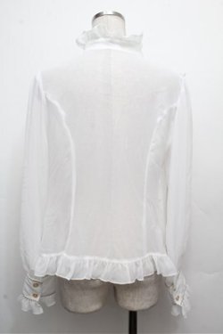 画像2: Angelic Pretty / シフォン切替ピンタックブラウス  白 S-26-03-29-1008-AP-BL-HR-ZS