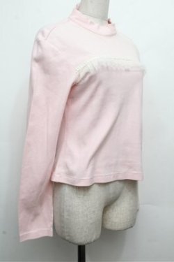 画像3: metamorphose / チュール切替トップス  ピンク S-26-03-29-1012-ME-TO-HR-ZS