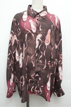 画像1: MILKBOY / BALLET シャツ  ブラウンベース S-26-03-29-1013-MB-BL-AS-ZS