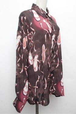 画像3: MILKBOY / BALLET シャツ  ブラウンベース S-26-03-29-1013-MB-BL-AS-ZS