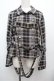 画像1: ALICE and the PIRATES / タータンチェック柄ハーネスベルト付きオーバーシャツ  グレー S-26-03-29-1014-PA-BL-AS-ZS (1)