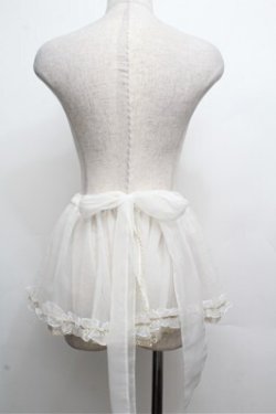 画像2: BABY,THE STARS SHINE BRIGHT / Papillonnage en eclats ペプラム  生成りｘゴールド S-26-03-29-1002-BA-ZA-SA-ZS