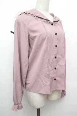画像3: MA*RS / レースセーラー襟ブラウス  ピンク S-26-03-29-1016-EL-BL-HR-ZS