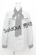 MA*RS / グレンチェックブラウス  グレー S-26-03-29-1017-EL-OP-AS-ZS