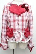 BABY,THE STARS SHINE BRIGHT / Mary Stuartタータンチェックジャケット  ピンク S-26-03-29-1019-BA-JA-AS-ZS