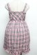 画像2: Tralala / タータンチェックキャミワンピース  ピンク S-26-03-29-1022-LO-OP-AS-ZS (2)
