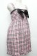 画像3: Tralala / タータンチェックキャミワンピース  ピンク S-26-03-29-1022-LO-OP-AS-ZS (3)