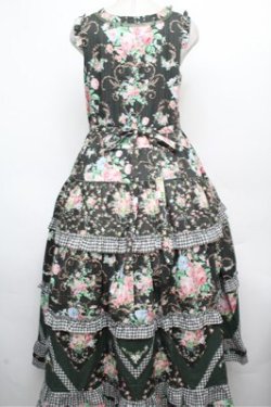 画像2: Surfacespell / Dreamland前開きジャンパースカート  グリーン S-26-03-29-1023-LO-OP-AS-ZS