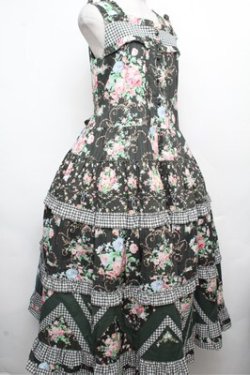 画像3: Surfacespell / Dreamland前開きジャンパースカート  グリーン S-26-03-29-1023-LO-OP-AS-ZS