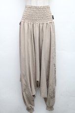 画像1: Ozz Croce / ハイウエストサルエルパンツ  ベージュ S-26-04-01-027-OO-PA-HR-ZS (1)