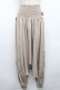 画像1: Ozz Croce / ハイウエストサルエルパンツ  ベージュ S-26-04-01-027-OO-PA-HR-ZS (1)