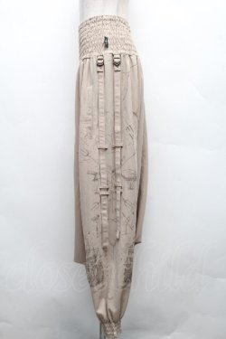 画像3: Ozz Croce / ハイウエストサルエルパンツ  ベージュ S-26-04-01-027-OO-PA-HR-ZS