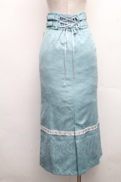 画像2: Moi-meme-Moitie / ダブルベルト十字架ロングスカート  グリーン S-26-04-01-029-MO-SK-AS-ZS