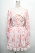 LIZ LISA / ブーケ花柄ワンピース 0 ピンク S-26-04-01-003-LO-OP-SZ-ZS
