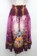 画像1: Ozz oneste / 2WAY花柄スカート  パープル S-26-04-01-035-OO-SK-SZ-ZS (1)