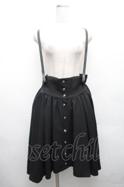 画像1: MIHO MATSUDA / スカート・リデル  黒 S-26-04-01-038-GO-SK-TE-ZS