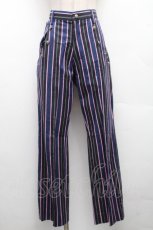 画像1: ALICE and the PIRATES / ヘラルディックレジメンタルパンツ MEN'S 紺 S-26-04-01-040-PA-PA-SZ-ZS (1)