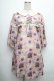 画像1: Leur Getter / Flower Letter袖付ワンピース  ピンク S-26-04-01-004-LU-OP-AS-ZS (1)