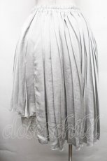 画像2: axes femme / アシンメトリープリーツスカート M ミント S-26-04-01-1007-AX-SK-HR-ZS (2)