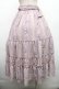画像2: axes femme / すみれ×すずらん柄スカート  ピンク S-26-04-01-1013-AX-SK-AS-ZS (2)
