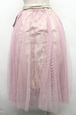 画像2: axes femme POETIQUE / レースｘチュールロングスカート  パープル S-26-04-01-1015-AX-SK-AS-ZS (2)